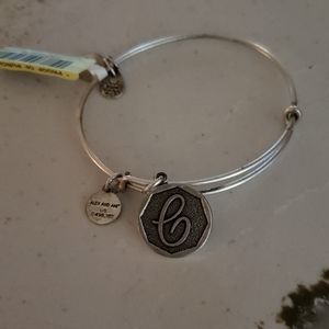 Alex and Ani initial bracelet
